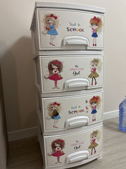 Детский пластиковый комод