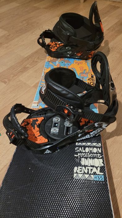 Placa snowboard Salomon 135 cu legături K2