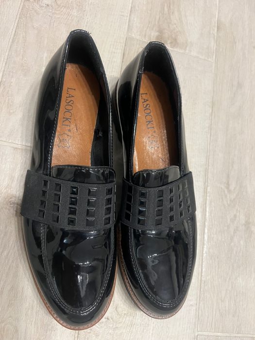 Мокасини дамски черни