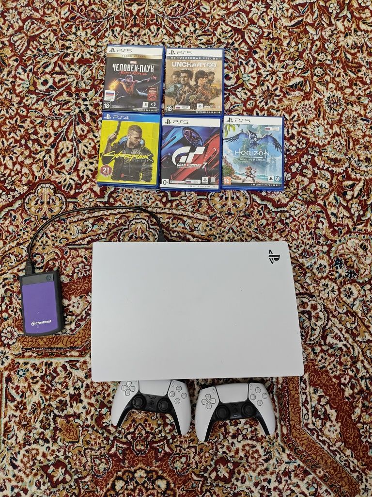 продам PlayStation 5 с подпиской P. S.  и HDD диском 2 tb . Г. Балхаш