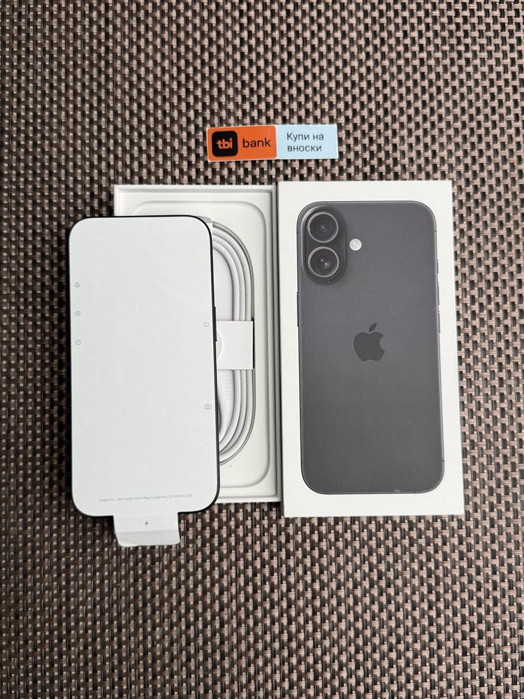 НОВ! /*ЛИЗИНГ*/ IPhone 16 128Gb Black / Айфон гаранция