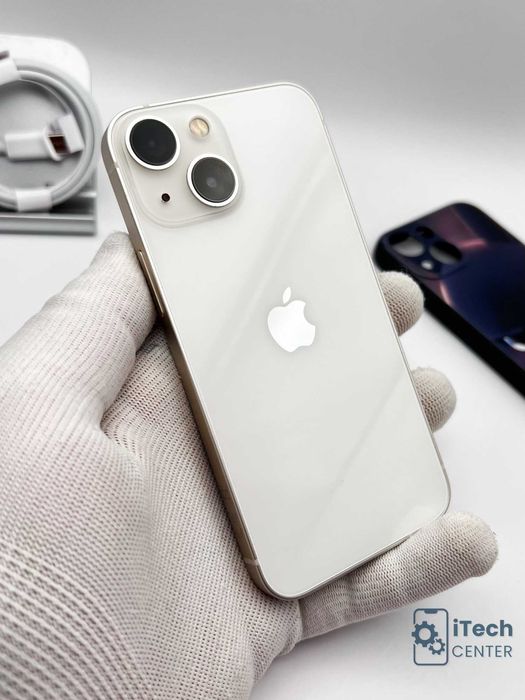 iPhone 13 mini, 256GB, White, 100% батерия, КАТО НОВ, 1г. ГАРАНЦИЯ!