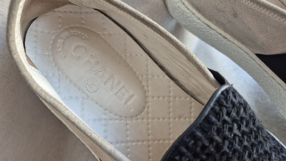 Mocasini piele CHANEL nr.37  originali