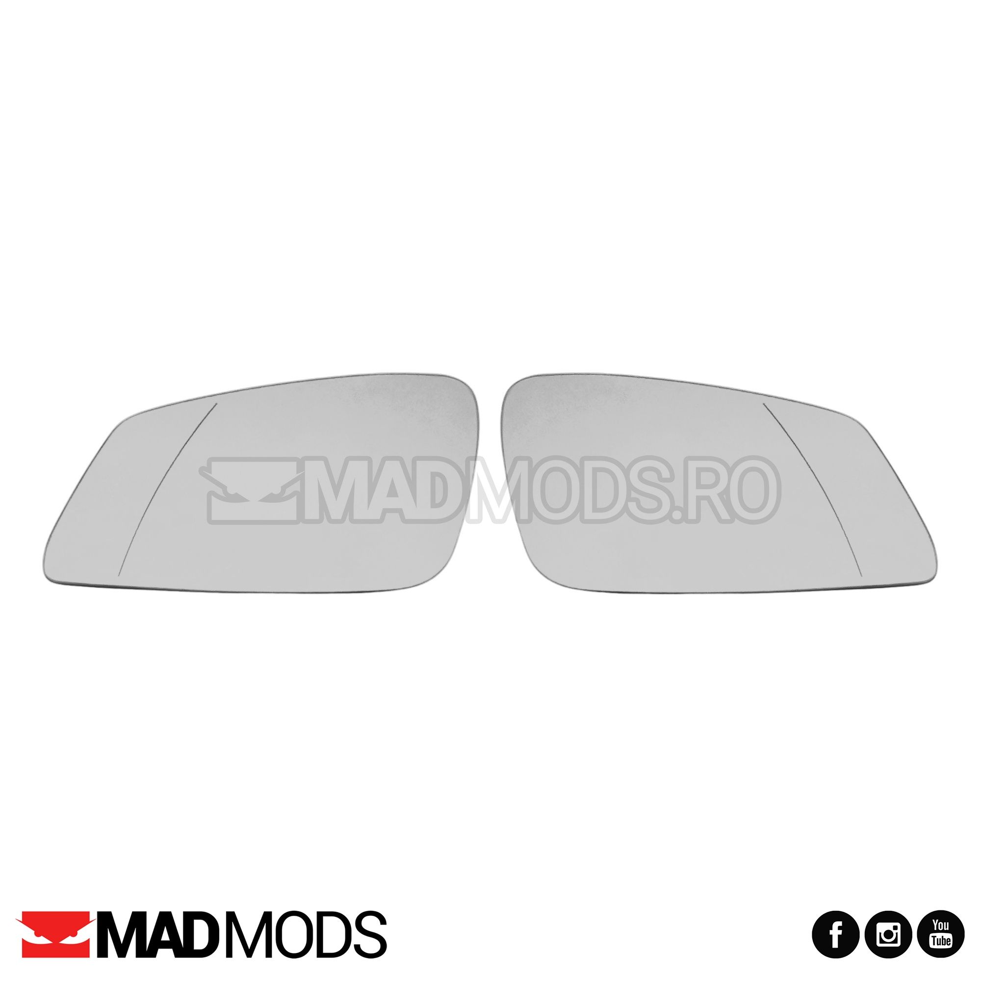 Sticla oglinda stanga dreapta cu incalzire BMW F01 F06 F10 F20 F30 F32