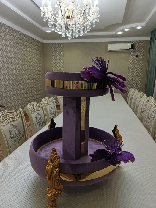 Тойбастар салатын корзина 2-этажный