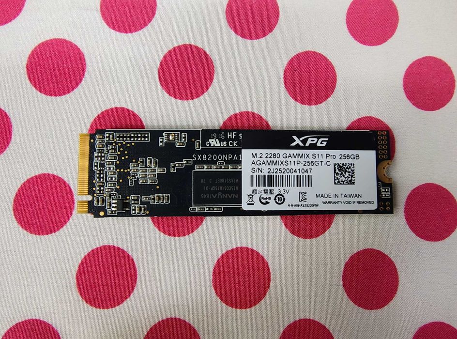 SSD ADATA XPG Gammix S11 Pro 256GB PCI Express 3.0 x4 M.2 2280.