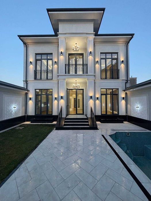 НИКИТИНА Продается Новый Евро Дом, 2 бассейна, Элитная Махалля