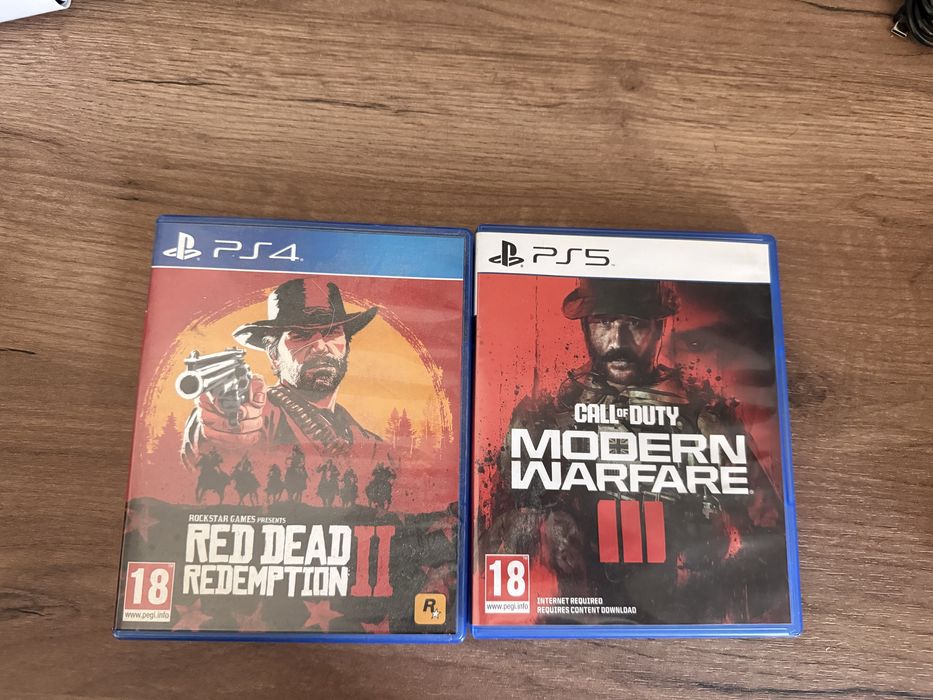 Joc Ps5 si Ps4 RDR2 si COD Modern Warfare 3