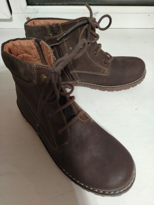 Кожаные ботинки ДЕМИСЕЗОННЫЕ