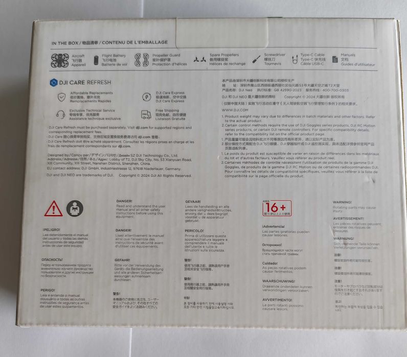 Drona DJI Neo, sigilata!