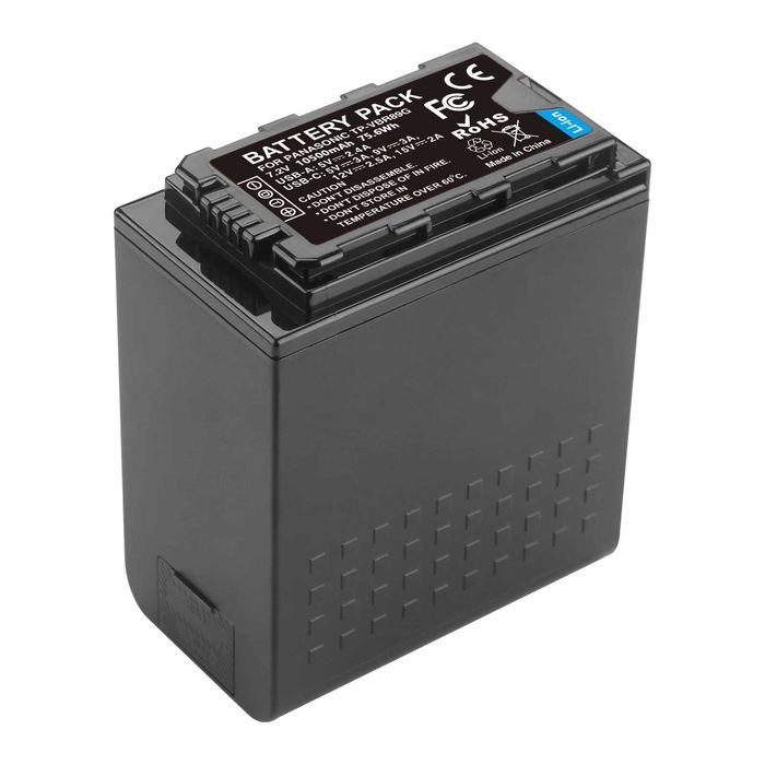 10500mAh батерия AG-VBR89G / AG-VBR118 с индикация за заряд и Type-C