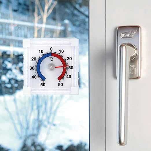 Termometru exterior analog pentru fereastra autoadeziv rezisten la apa