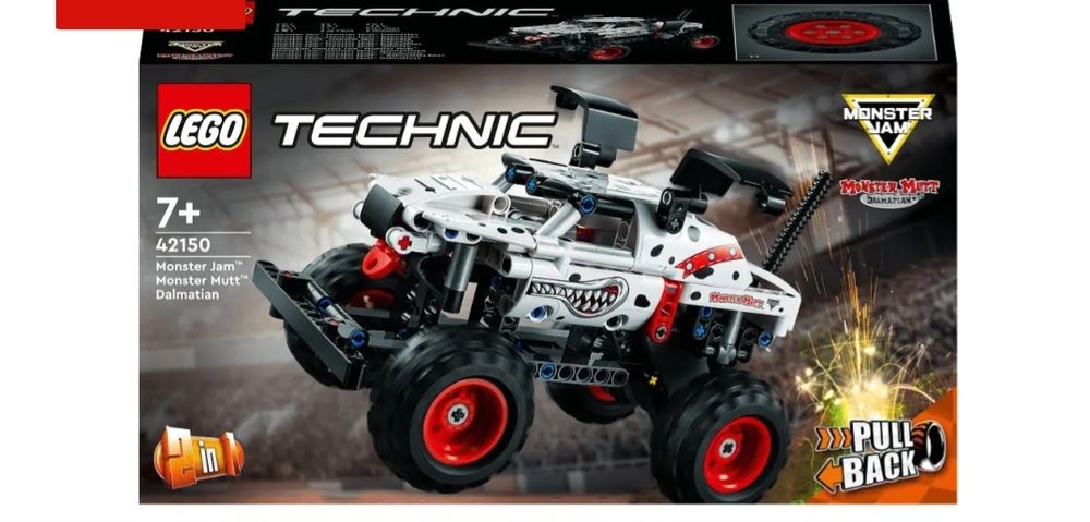 LEGO Technic 2 in 1 Dalmatian Monster Jam Monster Mutt 42150