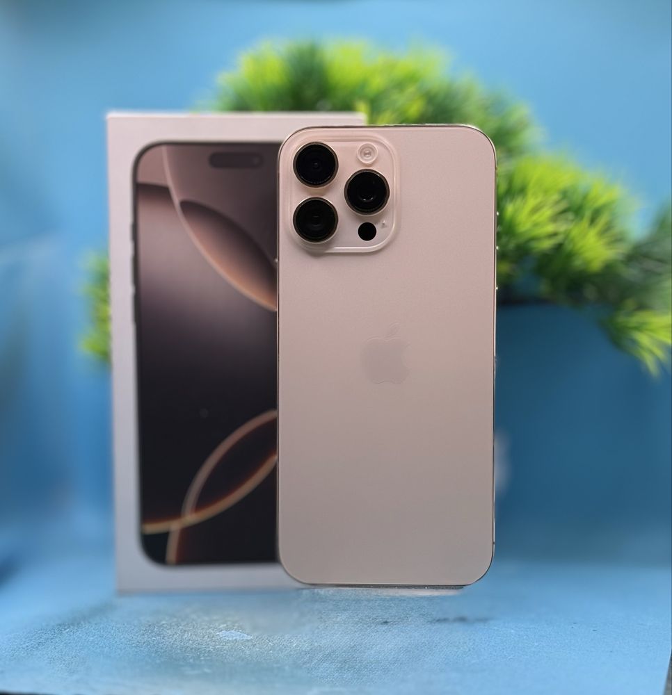 ГАРАНЦИОНЕН!!! Apple iPhone 16 Pro Max, 256GB, 5G, Desert Titanium