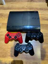 Playstation3 + 22 игри и 3 джойстика