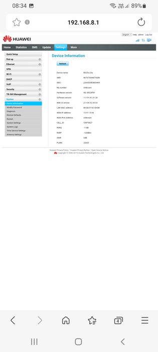 Router 4G+ Huawei B525-23a, Modem cu SIM Hotspot decodat
