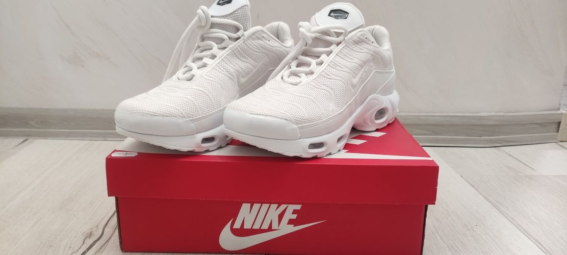 Nike air max plus triple white