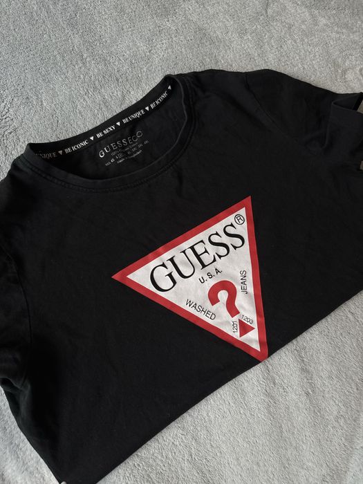 тениска Guess черна