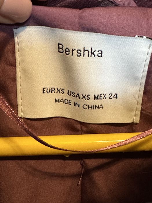 Haină din blană Bershka damă