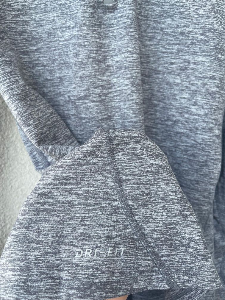 Bluza Nike Running Miler barbati marimea M gri sport fermoar 1/4