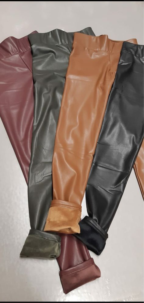 Colanti imitatie piele vatuiti