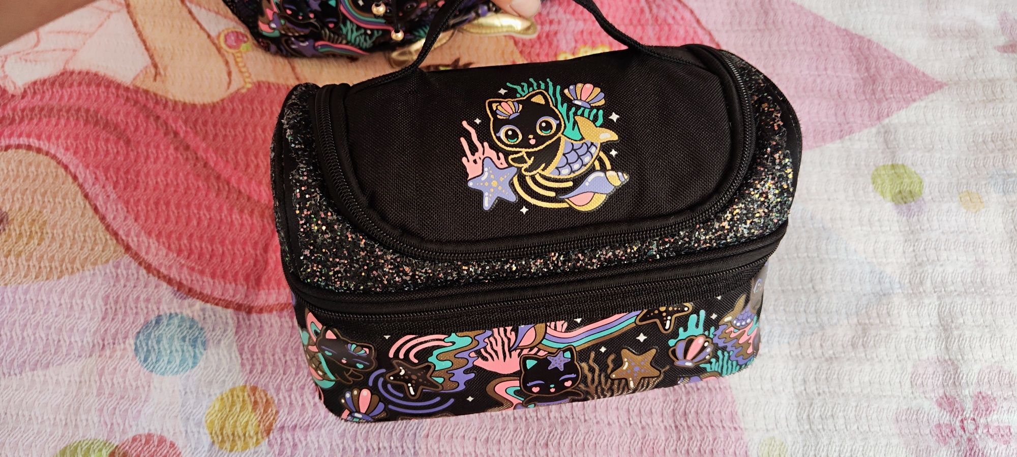 Ученическа раница с чанта за храна Smiggle