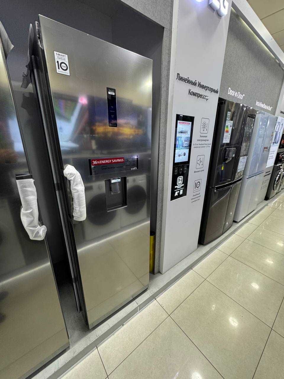 Холодильник однокамерный LG 384L Smart Inverter/DoorCooling+