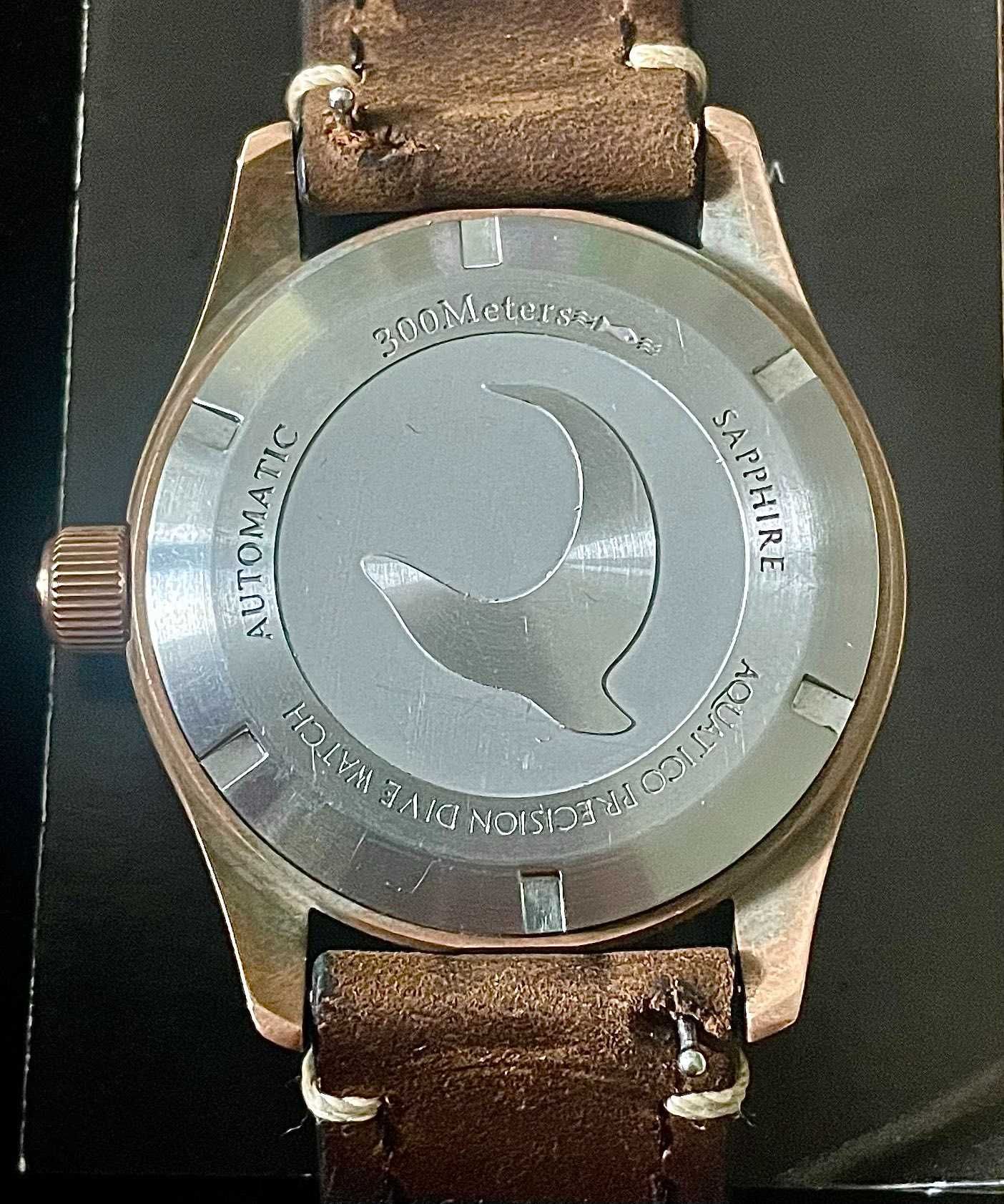 Aquatico Sea Star All Bronze 300m Diver Green