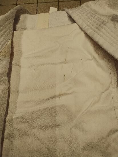 Kimono de judo ușor și rezistent Alb - produs resigilat Decathlon