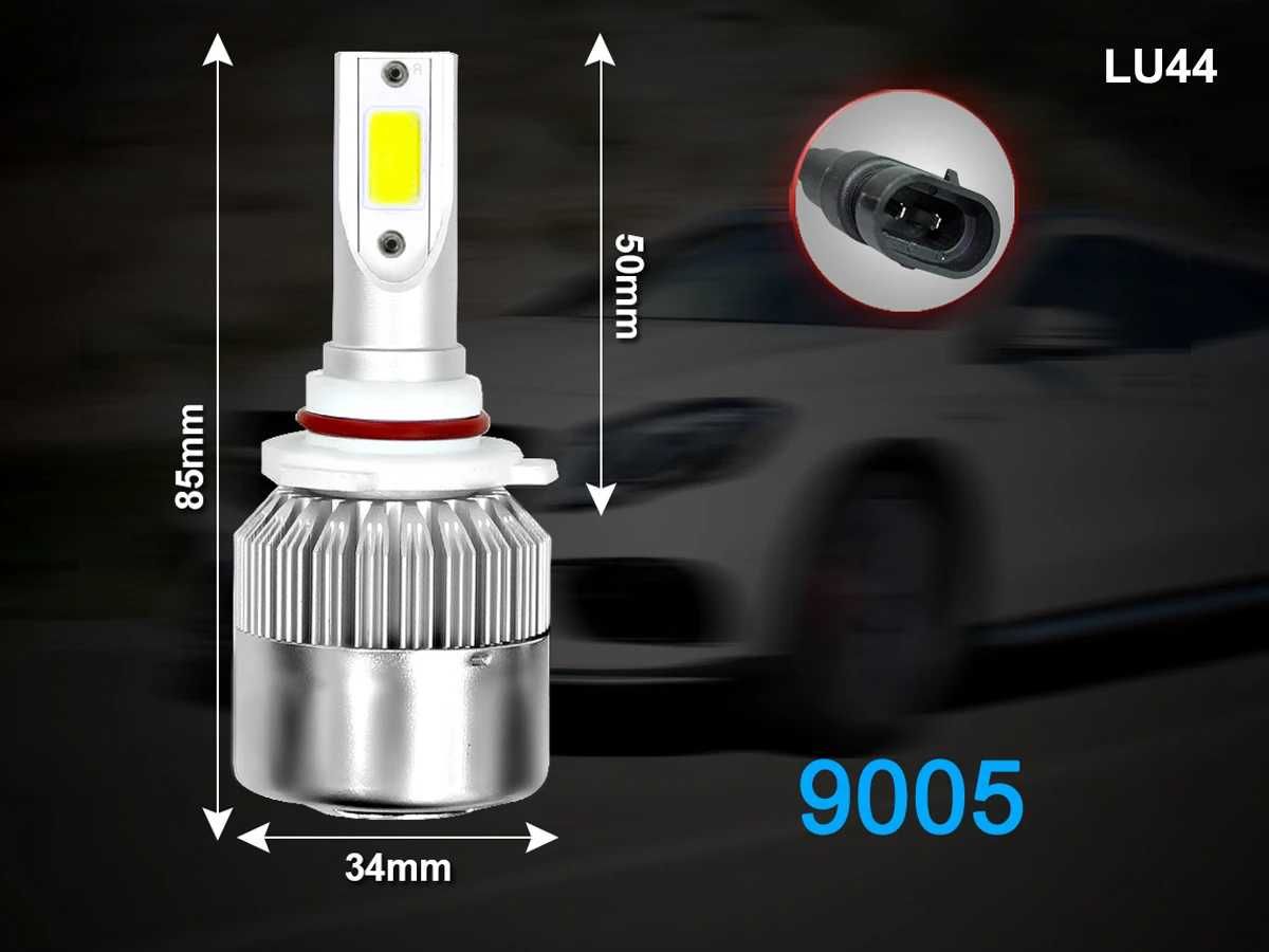 Becuri LED faruri auto HB3 9005 pentru seria C6