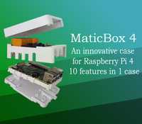 Кутия за Raspberry Pi 4 - MaticBox case - 10 възможности в 1 кутия!!