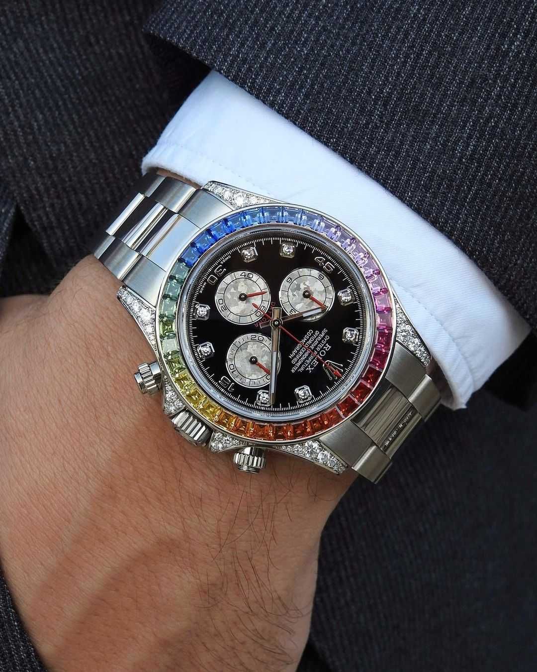 Часовници Rolex Daytona Rainbow 40mm