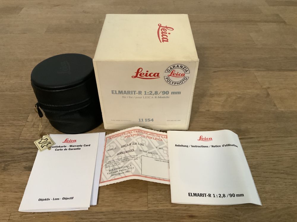 Объектив Leica R 90/2.8 мануальный новый