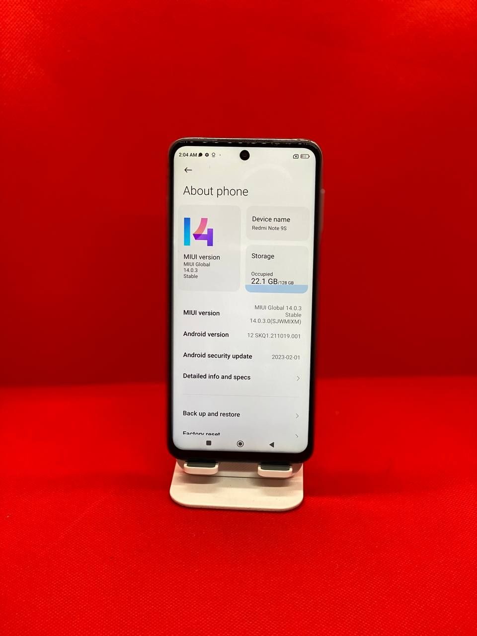 Redmi Note 9S sotiladi 128/6+6Gb