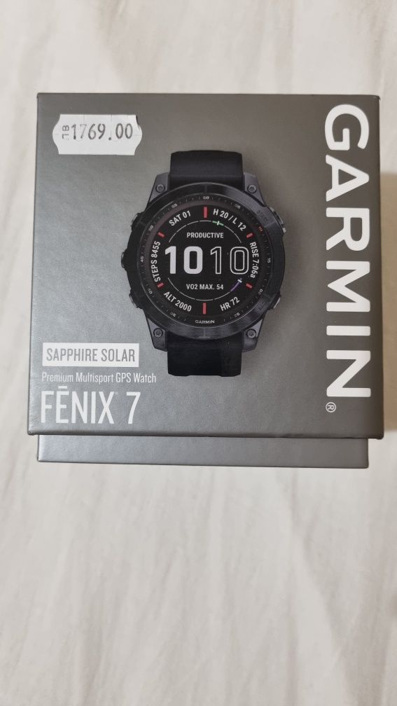 Garmin fenix 7 sapphire solar