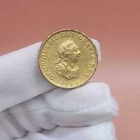Moneda de cupru suflata cu aur 1799 King George III