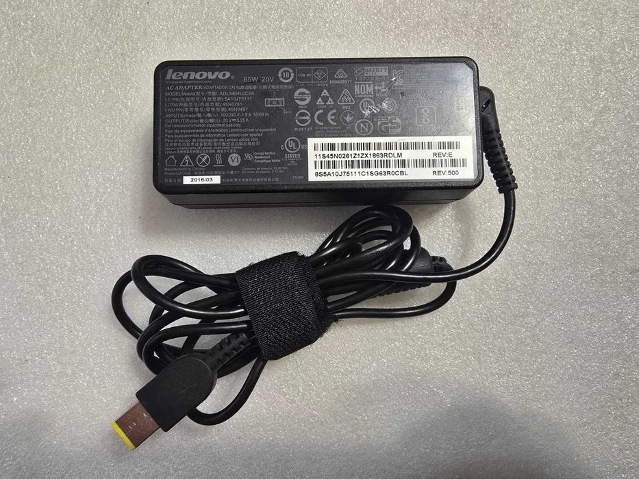 Incarcator laptop original Lenovo 20V 3.25A 65W - mufa USB PIN