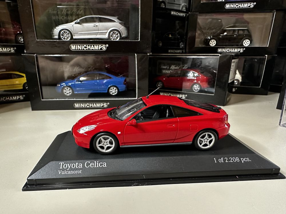 Macheta Toyota Celica 1:43 Minichamps