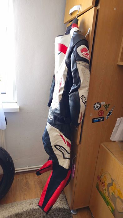 Costum moto piele alpinestars