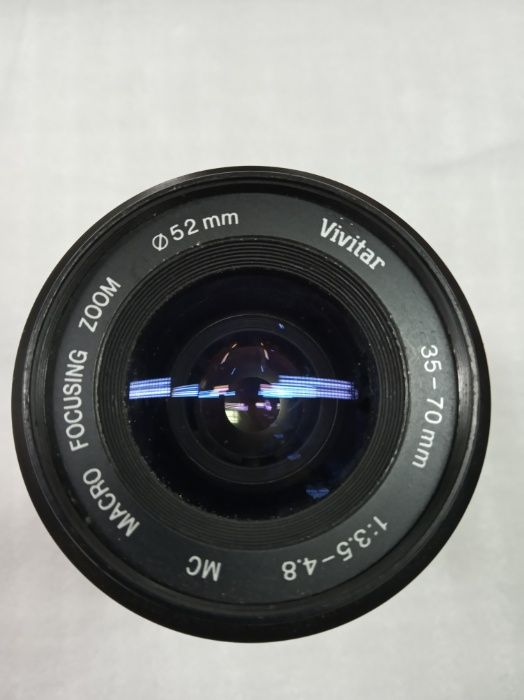 Obiectiv foto vivitar 35-70mm f3,5-4,8. Macro focusing zoom 52mm