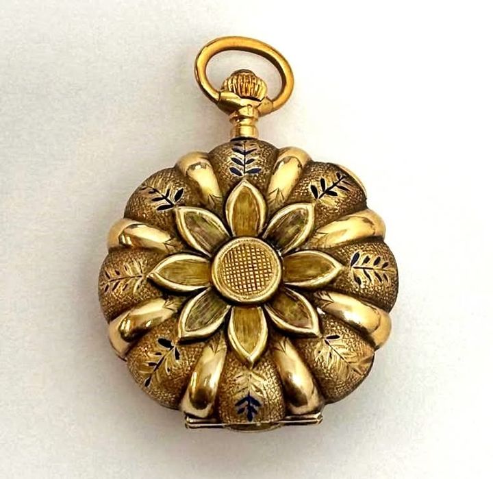 Ceas de buzunar/pandantiv aur 14 karate de colecție