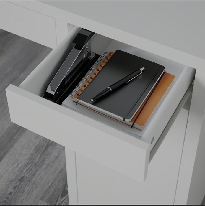 Vand birou alb IKEA