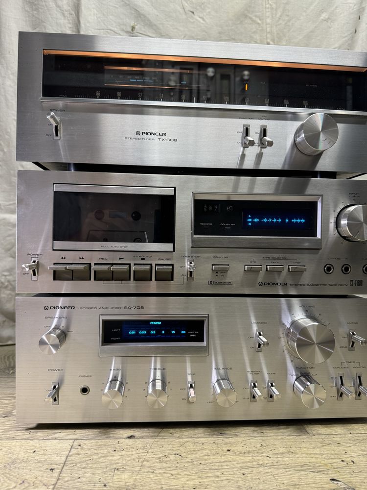 Сет Pioneer SA-708 TX-608  CT-F600