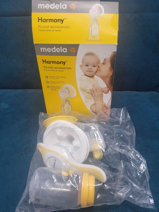 MEDELA Двуфазна ръчна помпа за кърма (основен пакет) Harmony