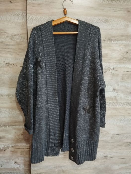 Кардиган тёплый вязаный