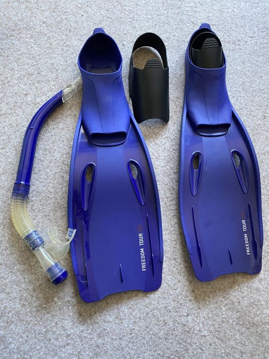 Set Labe de înot si tub respirat, pentru scuba.
