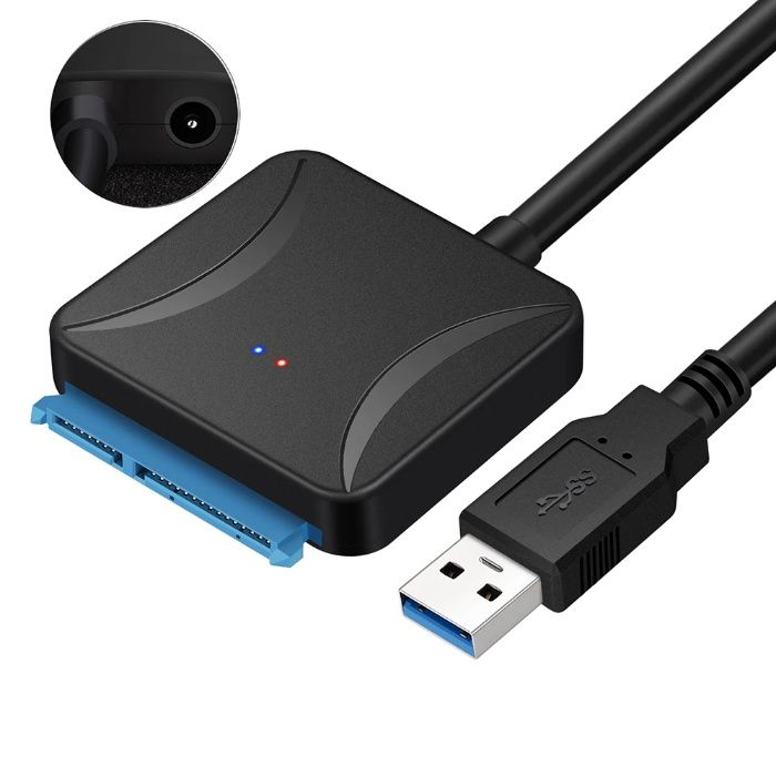 USB 3.0 Кабел за връзка към HDD/SSD SATA 22 Pin 2.5" и 3.5"+ ГАРАНЦИЯ