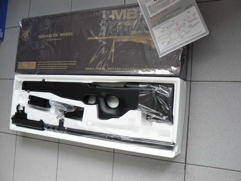 Pusca Airsoft Sniper WARRIOR I WELL Mod. MB-01 Noua Spring/Arc Black