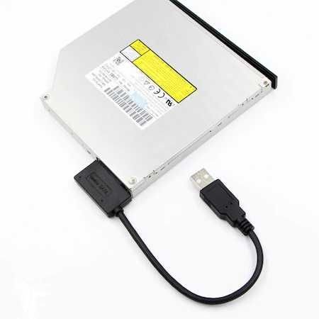 Cablu adaptor SATA 13 pini Slimline SATA la USB unitate optica laptop