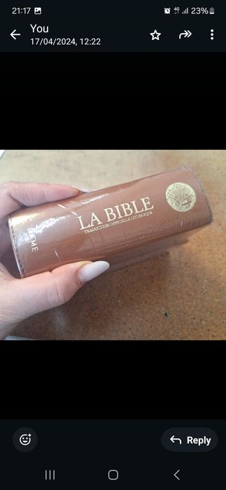 Biblie in limba franceza